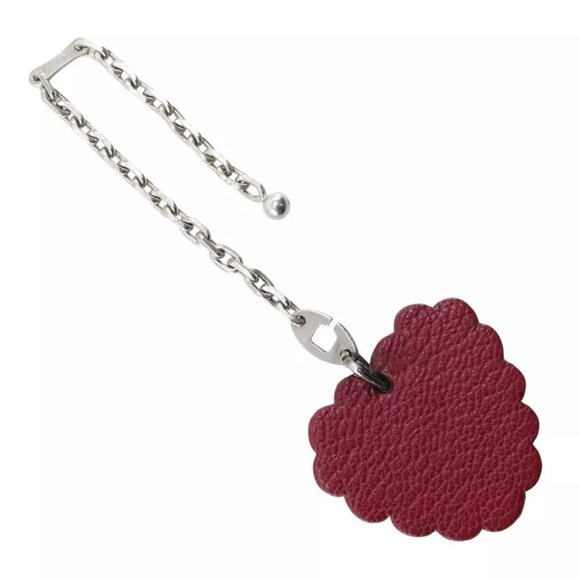 HERMES Fruit charm key ring raspberry Red Shave Women - Picture 1 of 5